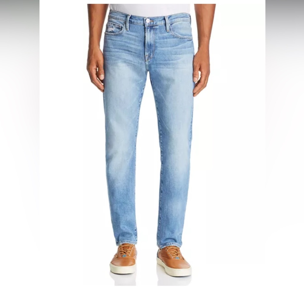 FRAME L'Homme Slim Fit Jeans in Blue Bay 31 NWOT inseam 28
